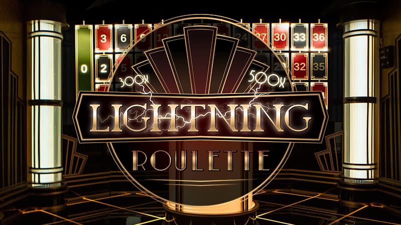 Lightning Roulette slot visual from Evolution available on fivebetit.eu