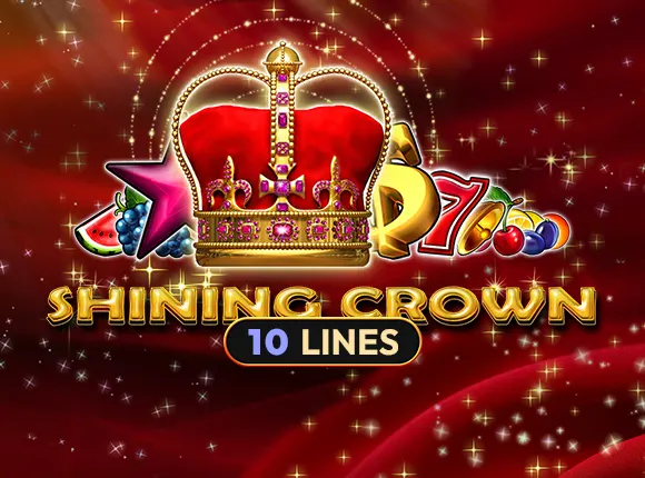 Shining Crown online game logo by Amusnet Interactive on fivebetit.eu